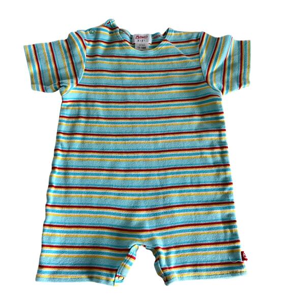 Zutano Striped Romper One Piece 12-18 Months - Great! - Picture 1 of 4